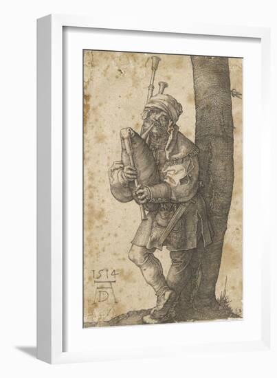 Le joueur de cornemuse-Albrecht Dürer-Framed Giclee Print