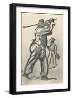 'Le Joueur De Golf', c1920, (1923)-Maxime Dethomas-Framed Giclee Print