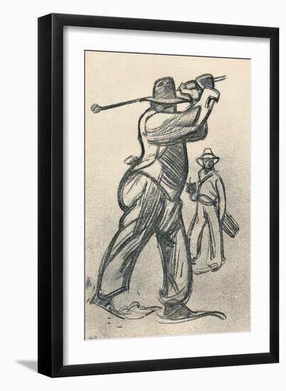 'Le Joueur De Golf', c1920, (1923)-Maxime Dethomas-Framed Giclee Print