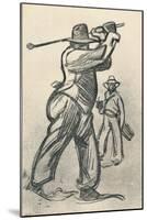 'Le Joueur De Golf', c1920, (1923)-Maxime Dethomas-Mounted Giclee Print