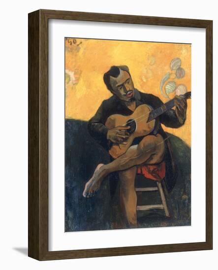 Le Joueur de Guitare, c.1894-Paul Gauguin-Framed Giclee Print