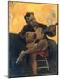 Le Joueur de Guitare, c.1894-Paul Gauguin-Mounted Giclee Print