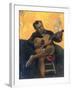 Le Joueur de Guitare, c.1894-Paul Gauguin-Framed Giclee Print