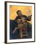 Le Joueur de Guitare, c.1894-Paul Gauguin-Framed Giclee Print