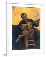 Le Joueur de Guitare, c.1894-Paul Gauguin-Framed Giclee Print