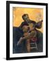 Le Joueur de Guitare, c.1894-Paul Gauguin-Framed Giclee Print