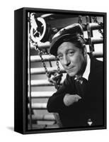 LE JOUR SE LEVE, 1939 directed by MARCEL CARNE Jean Gabin (b/w photo)-null-Framed Stretched Canvas