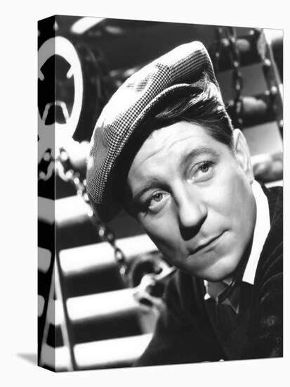 LE JOUR SE LEVE, 1939 directed by MARCEL CARNE Jean Gabin (b/w photo)-null-Stretched Canvas