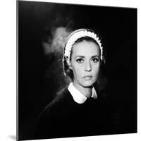 Le journal d'une femme by chambre THE DIARY OF A CHAMBERMAID by LuisBunuel with Jeanne Moreau, 1964-null-Mounted Photo