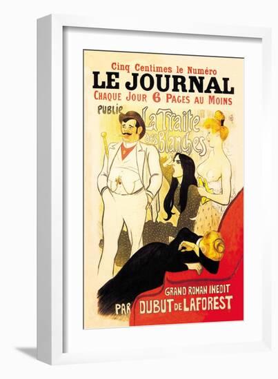 Le Journal: La Traite des Blanches, c.1899-Théophile Alexandre Steinlen-Framed Art Print