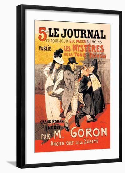 Le Journal: Les Mysteres de la Tour Pointue, c.1899-Théophile Alexandre Steinlen-Framed Art Print