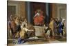 Le jugement de Salomon-Nicolas Poussin-Stretched Canvas