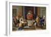 Le jugement de Salomon-Nicolas Poussin-Framed Premium Giclee Print