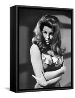 Le kid by Cincinnati THE CINCINNATI KID by NormanJewison with Ann-Margret, 1965 (b/w photo)-null-Framed Stretched Canvas