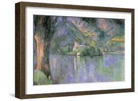Le Lac Annecy-Paul Cézanne-Framed Art Print