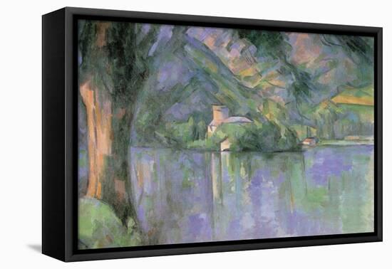 Le Lac Annecy-Paul C?zanne-Framed Stretched Canvas