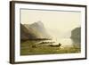 Le Lac Wallenstadt-Jean Francois Xavier Roffiaen-Framed Giclee Print