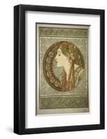 Le Laurier-Alphonse Mucha-Framed Premium Giclee Print
