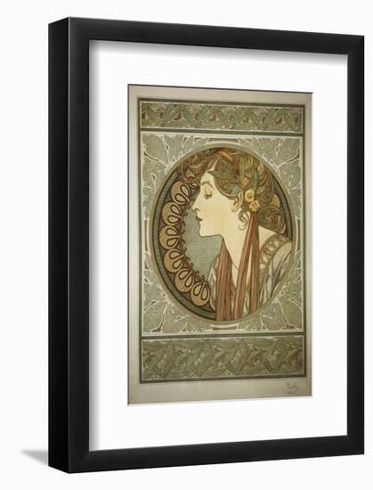 Le Laurier-Alphonse Mucha-Framed Premium Giclee Print