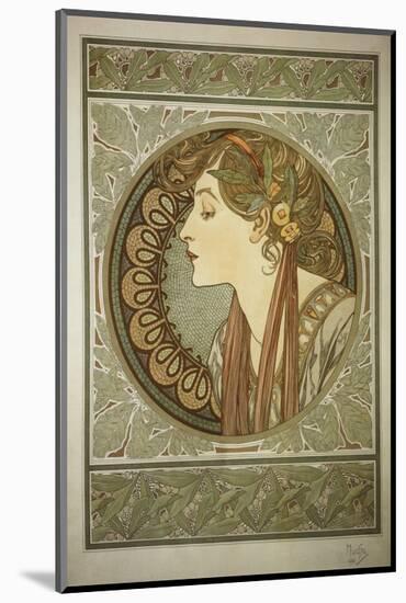 Le Laurier-Alphonse Mucha-Mounted Premium Giclee Print