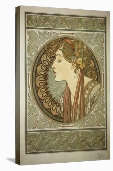 Le Laurier-Alphonse Mucha-Stretched Canvas