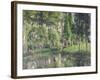 Le lavoir de Bazincourt-Camille Pissarro-Framed Giclee Print