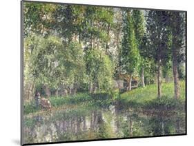 Le lavoir de Bazincourt-Camille Pissarro-Mounted Giclee Print