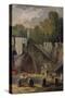 Le lavoir-Hubert Robert-Stretched Canvas