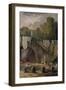 Le lavoir-Hubert Robert-Framed Giclee Print