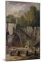 Le lavoir-Hubert Robert-Mounted Giclee Print