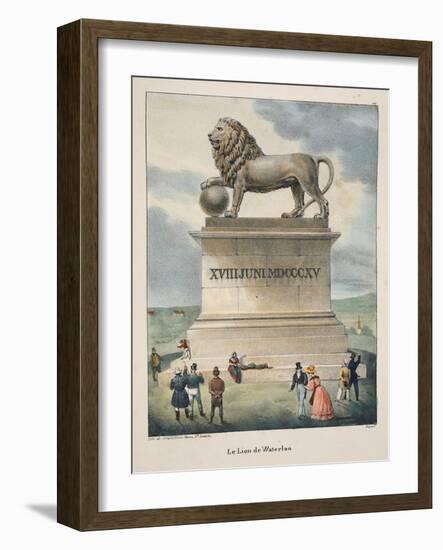 Le Lion De Waterloo, C.1895-null-Framed Giclee Print