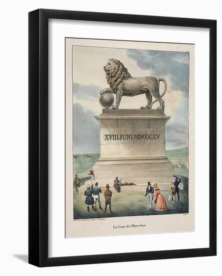 Le Lion De Waterloo, C.1895-null-Framed Giclee Print