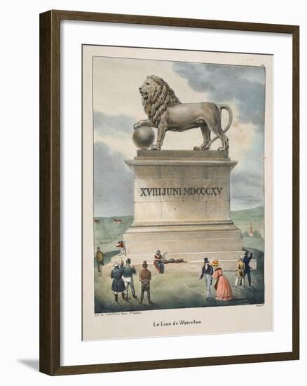 Le Lion De Waterloo, C.1895-null-Framed Giclee Print