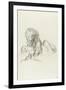 le lion et le rat-Gustave Moreau-Framed Giclee Print