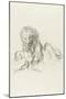 le lion et le rat-Gustave Moreau-Mounted Giclee Print