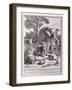 Le Lion S'En Allant En Guerre, C.1755-1759-Jean-Baptiste Oudry-Framed Giclee Print