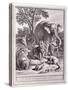Le Lion S'En Allant En Guerre, C.1755-1759-Jean-Baptiste Oudry-Stretched Canvas