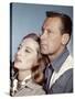 Le Lion (The Lion) by Jack Cardiff with Capucine and William Holden, 1962 (photo)-null-Stretched Canvas