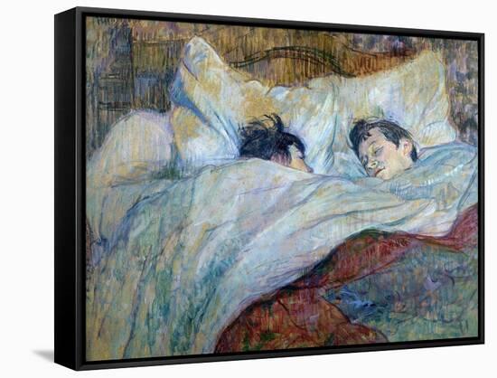 Le Lit-Henri de Toulouse-Lautrec-Framed Stretched Canvas