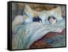 Le Lit-Henri de Toulouse-Lautrec-Framed Stretched Canvas