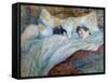 Le Lit-Henri de Toulouse-Lautrec-Framed Stretched Canvas