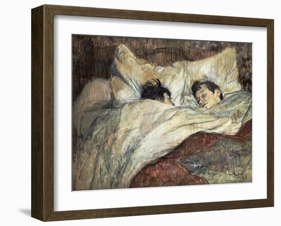 Le Lit-Henri de Toulouse-Lautrec-Framed Giclee Print