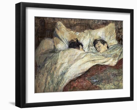 Le Lit-Henri de Toulouse-Lautrec-Framed Giclee Print