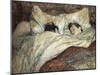 Le Lit-Henri de Toulouse-Lautrec-Mounted Giclee Print