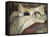 Le Lit-Henri de Toulouse-Lautrec-Framed Stretched Canvas