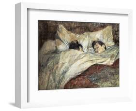 Le Lit-Henri de Toulouse-Lautrec-Framed Giclee Print