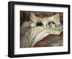 Le Lit-Henri de Toulouse-Lautrec-Framed Premium Giclee Print