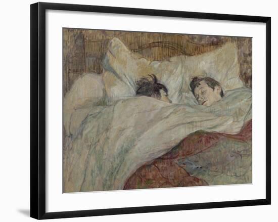 Le lit-Henri de Toulouse-Lautrec-Framed Giclee Print