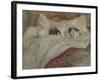 Le lit-Henri de Toulouse-Lautrec-Framed Giclee Print