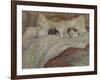 Le lit-Henri de Toulouse-Lautrec-Framed Giclee Print